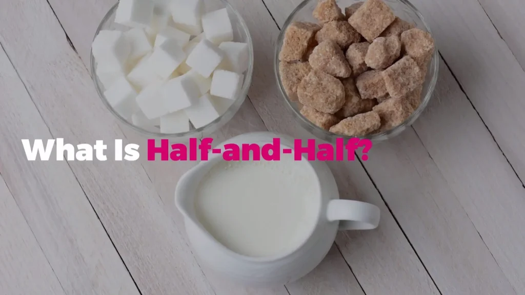what does half and half mean in cooking?