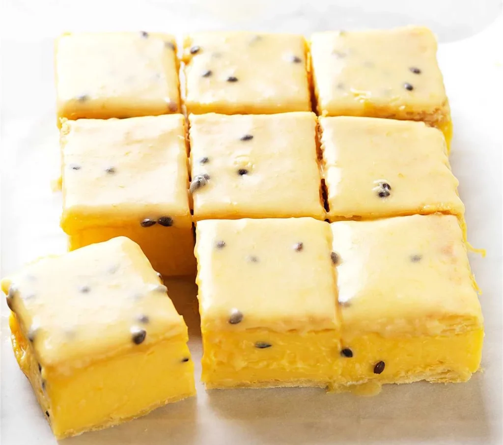 passionfruit slice recipe