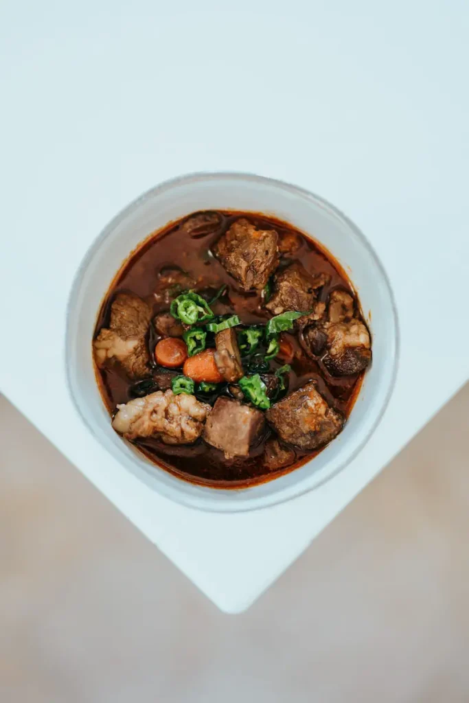 Can you eat beef stew with tomato juice?