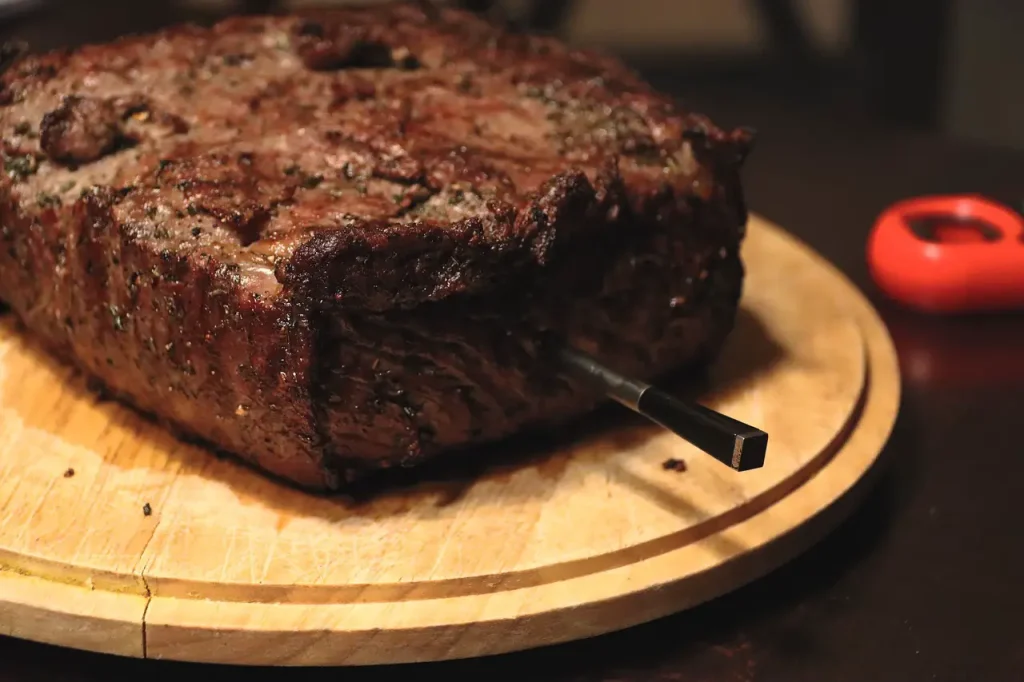 white spots on roast beef