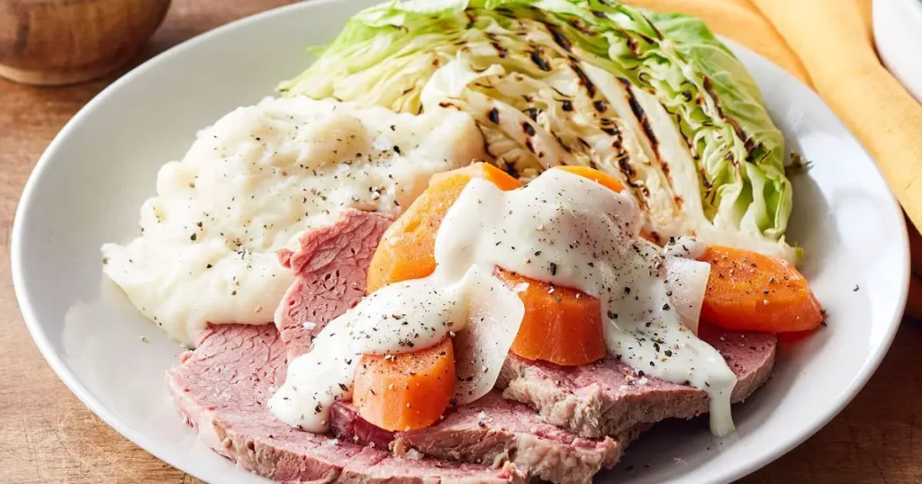 white sauce recipe for corned beef