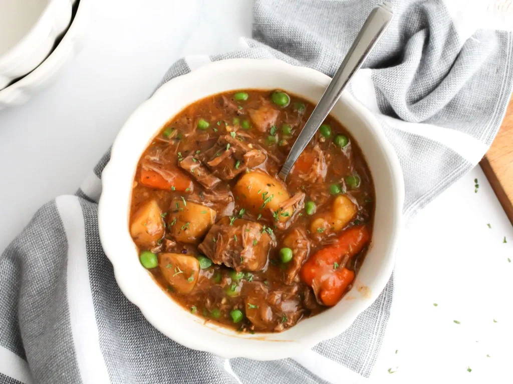 Can you eat beef stew with canned vegetables?