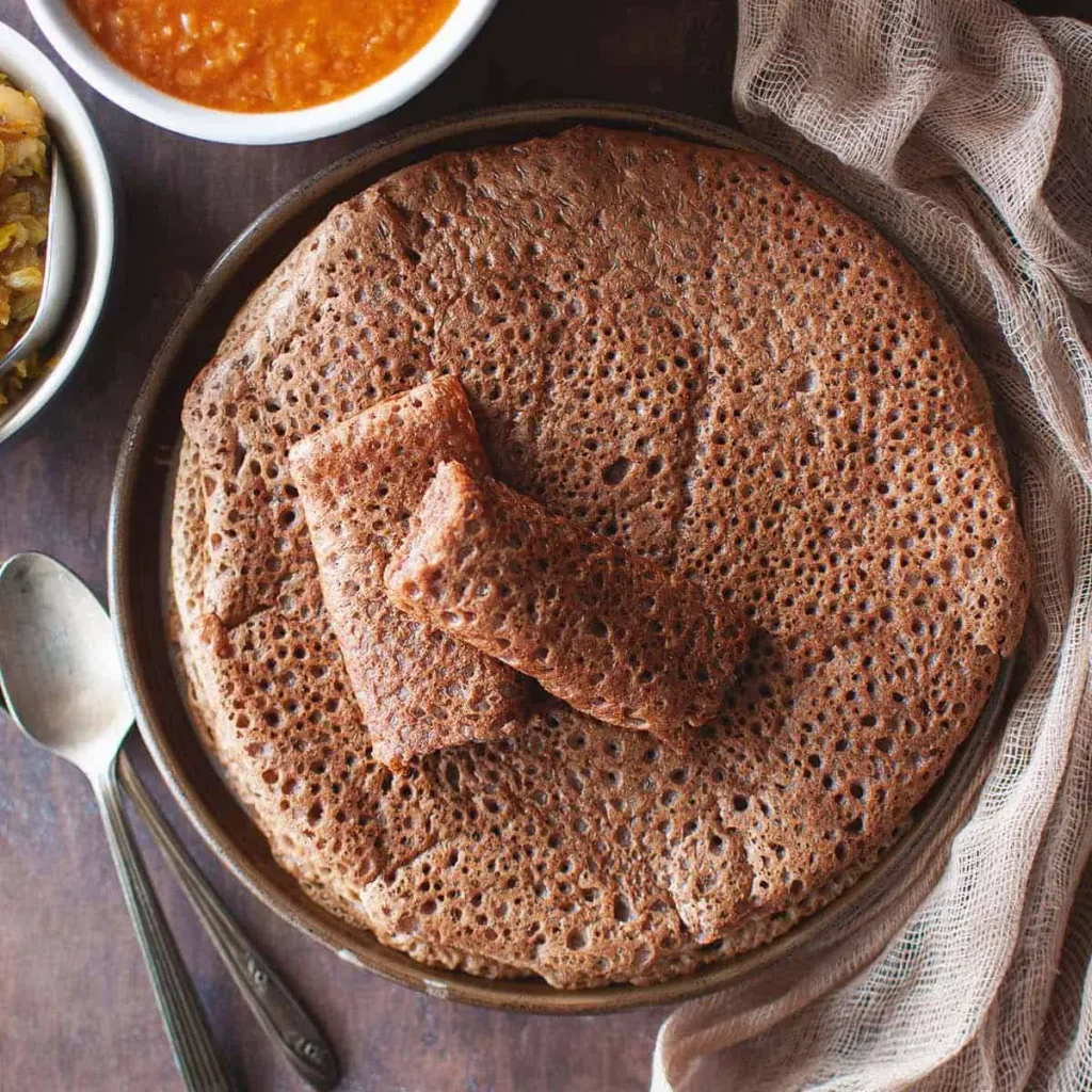 what does injera taste like?