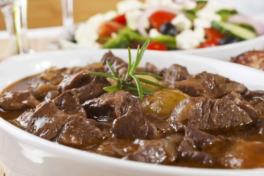 Can you eat beef stew with beans and potatoes?