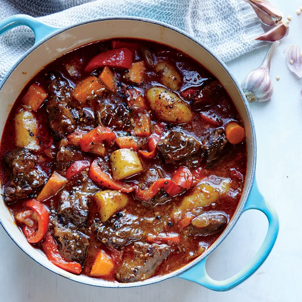 Can you eat beef stew with pearl onions?