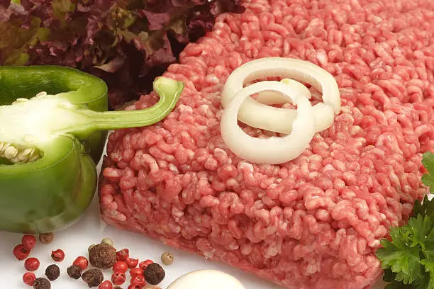 how to cut frozen ground beef