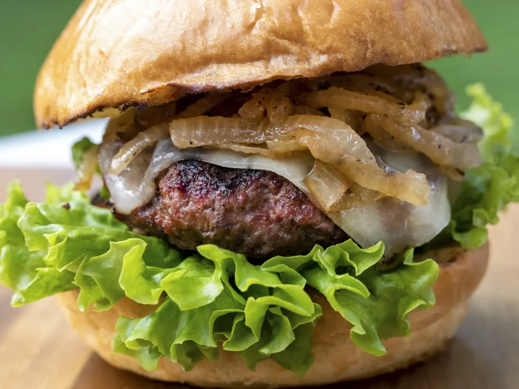 what does a bison burger taste like?