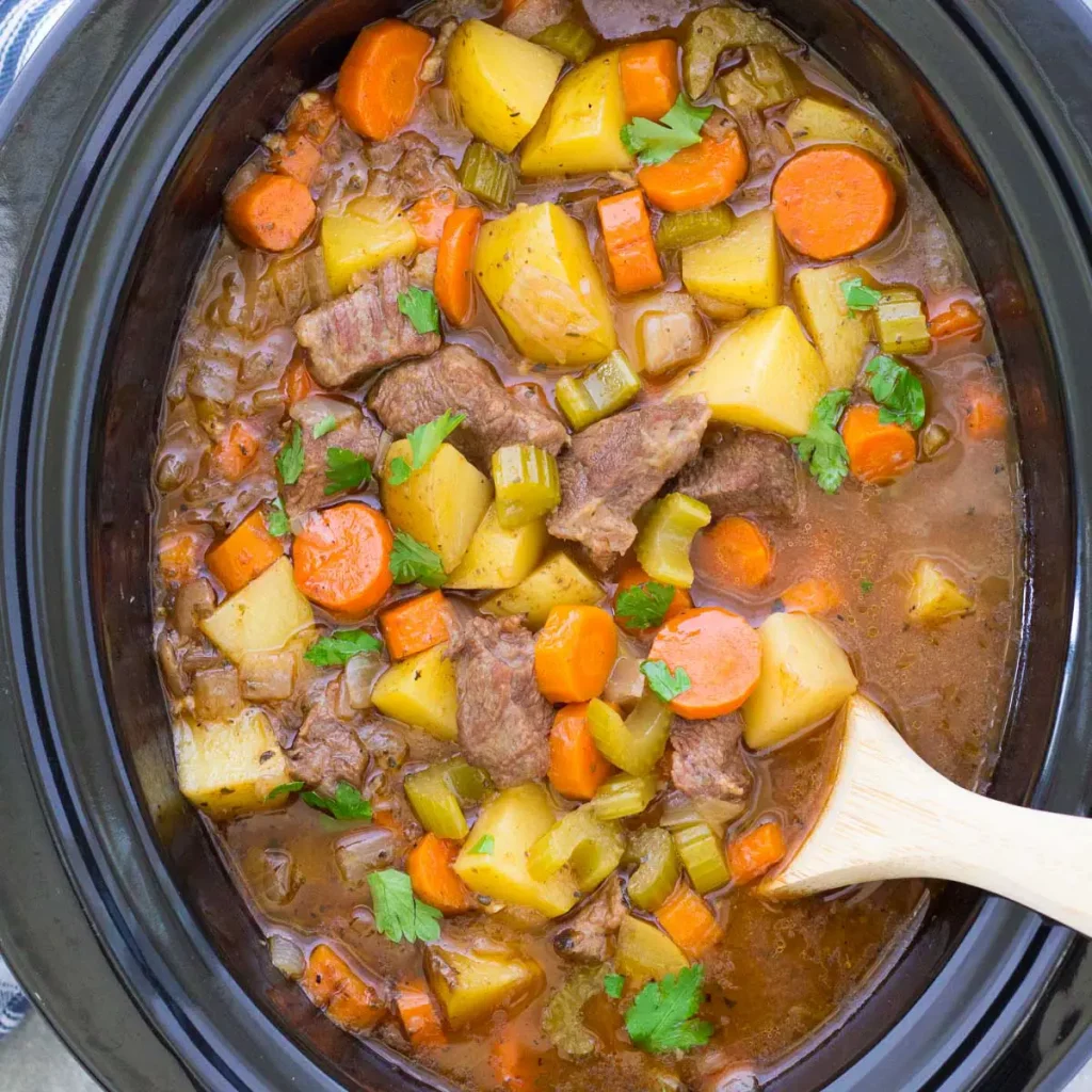 calories in beef stew homemade