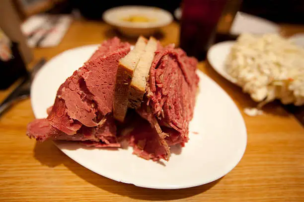 how to cut corned beef brisket