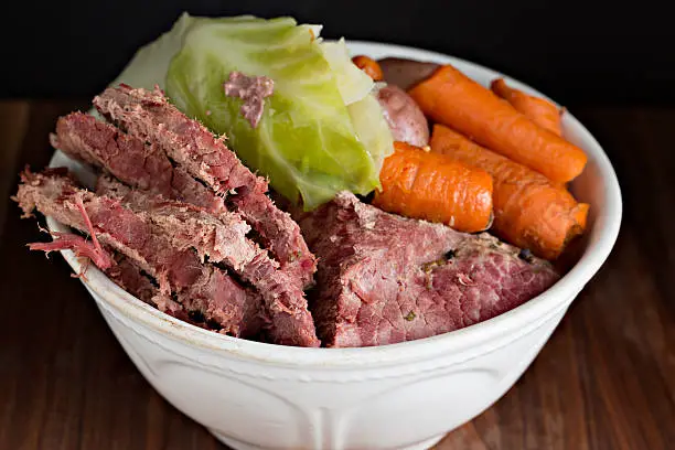 how long to cook corned beef in oven at 250?