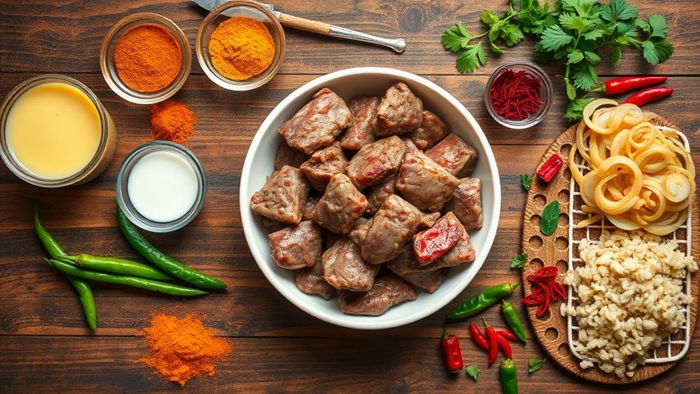 aromatic mutton biryani dish