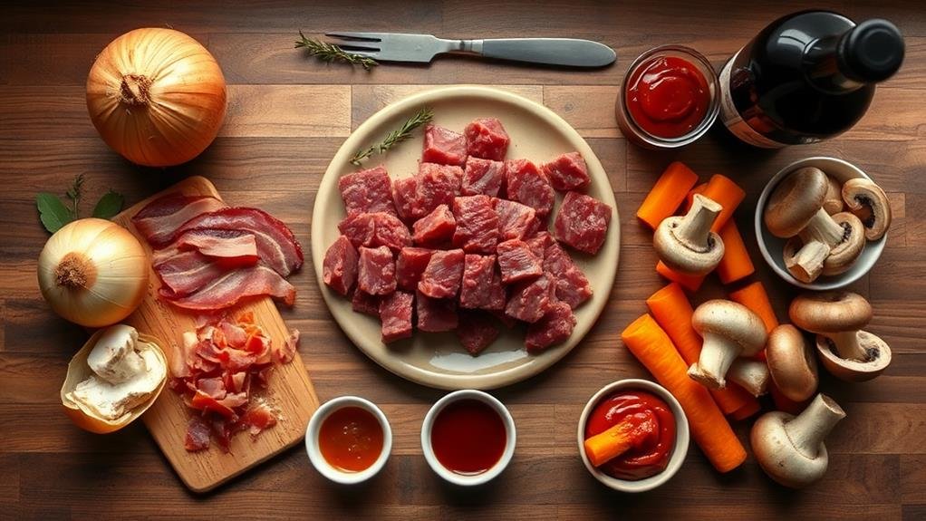 beef bourguignon red wine