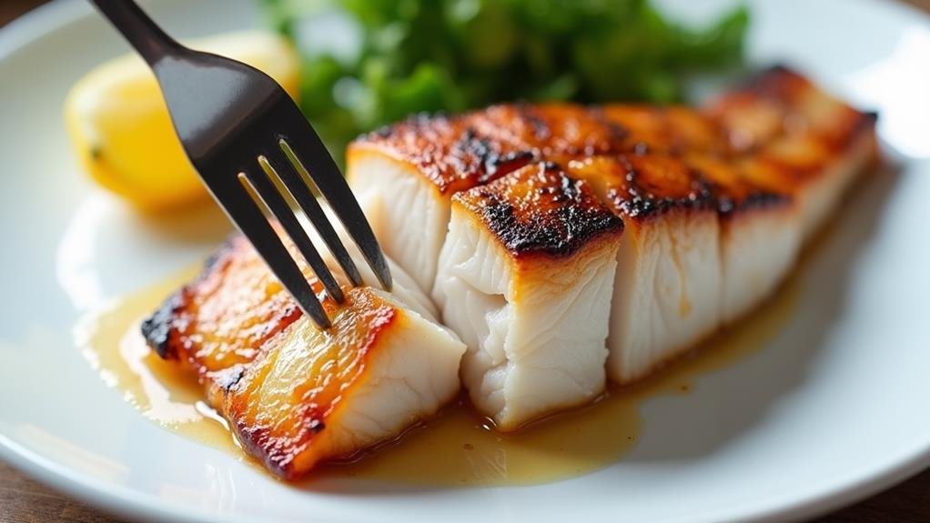 check fish for doneness