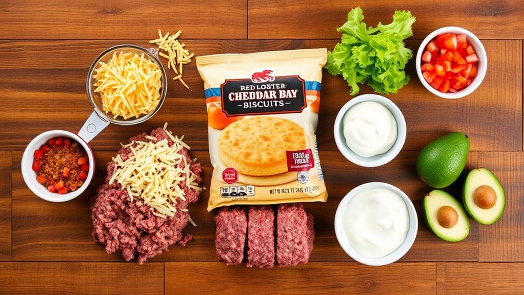 cheddar bay biscuit tacos