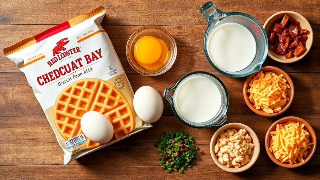 cheddar bay biscuit waffles