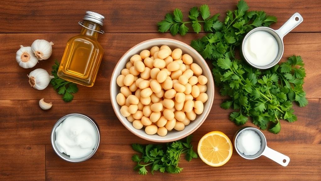 creamy herb butter beans