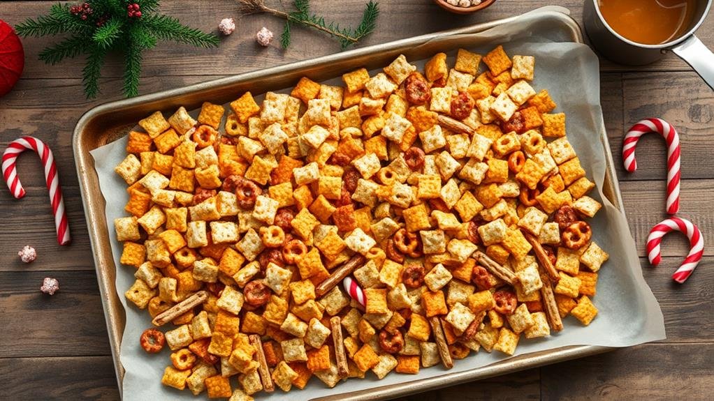 festive chex mix recipe