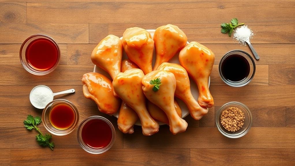 maple sriracha drumsticks recipe