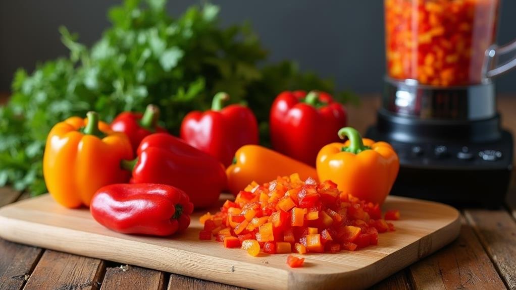 pepper preparation and blending