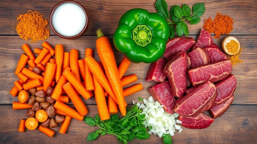 savory beef coconut curry