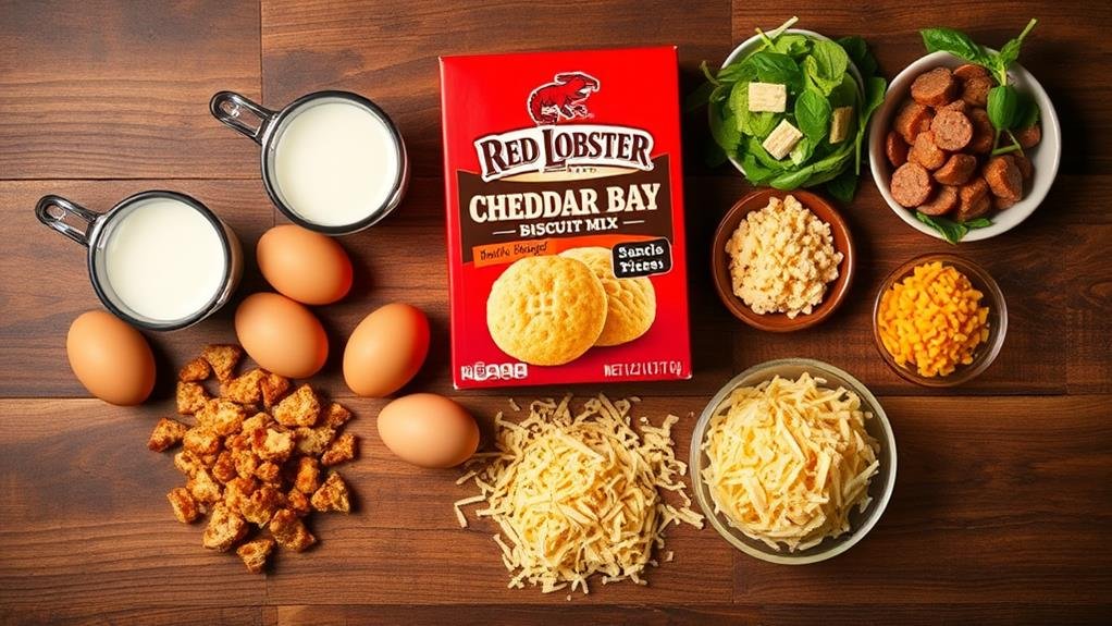 savory biscuit breakfast casserole