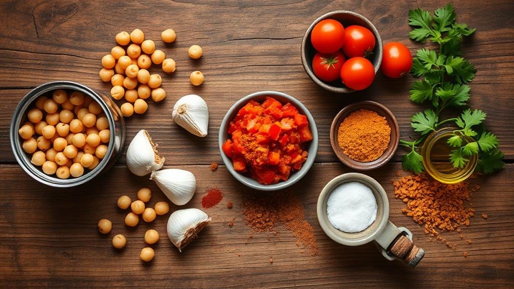 spiced chickpeas simmered recipe