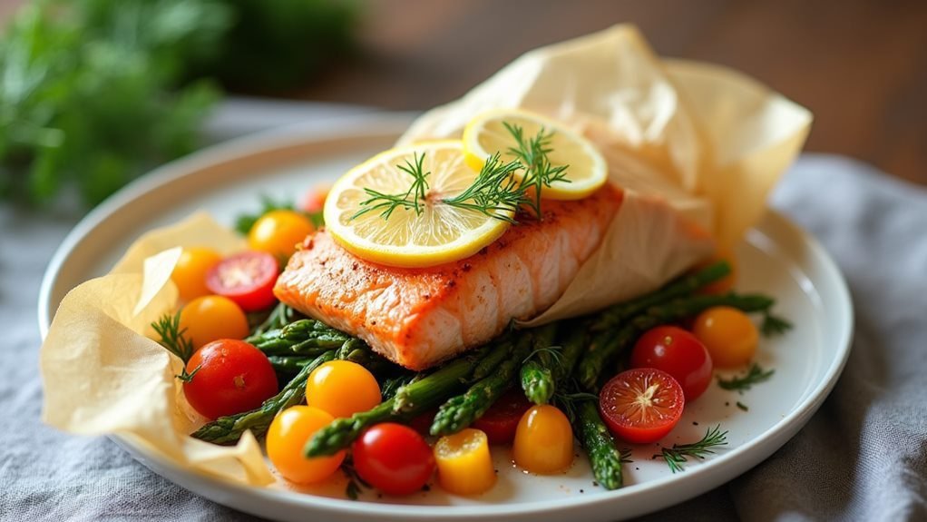 citrus infused salmon dish