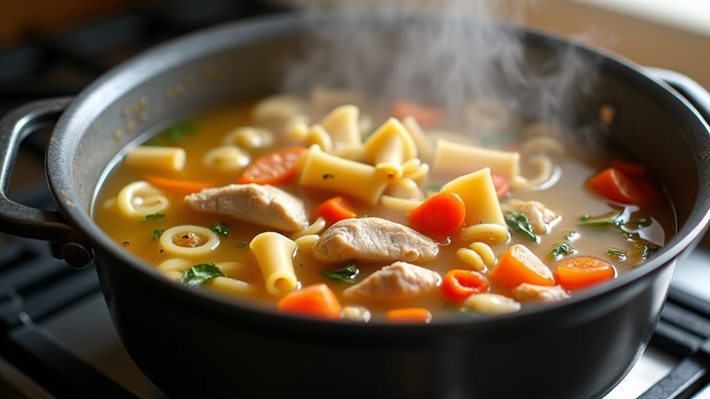 comforting homemade chicken soup