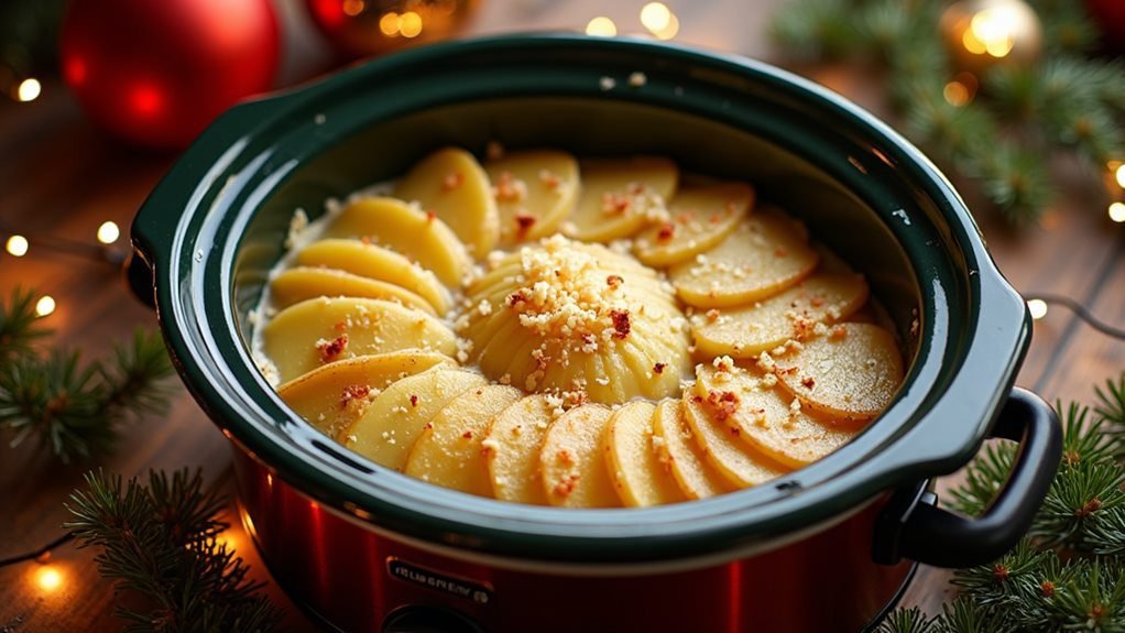 creamy layered potato dish