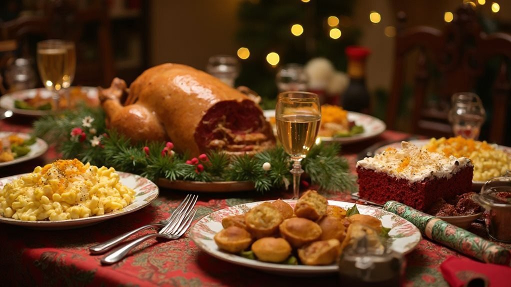 festive black family feasts