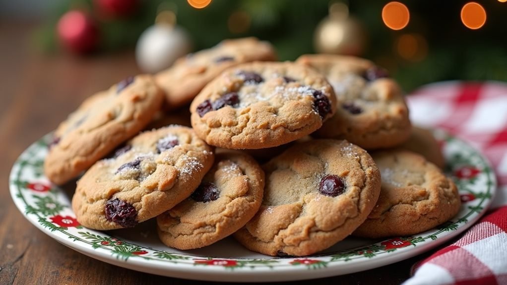 festive fruitcake cookie delights