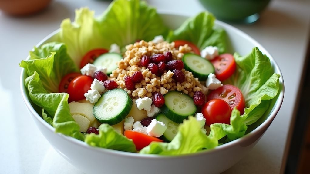 festive green leafy salad