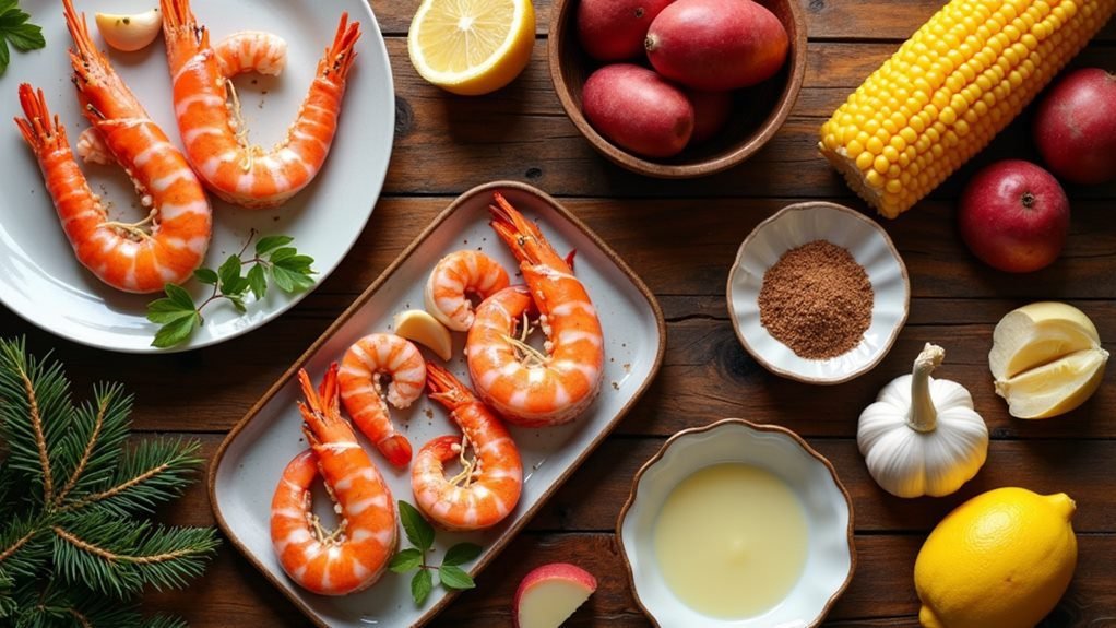 festive seafood holiday feast