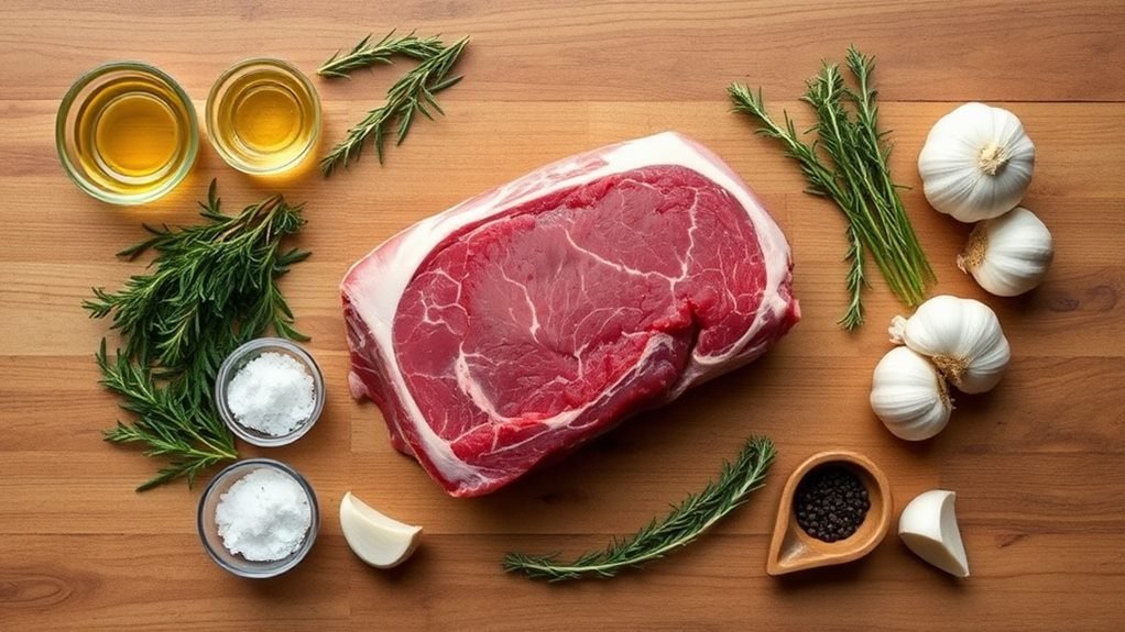 garlic herb rib roast