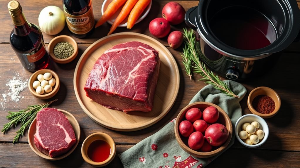 holiday feast with gravy