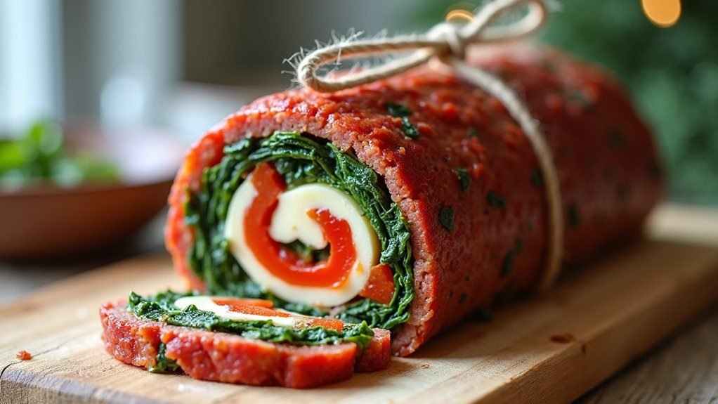 holiday meat loaf roll