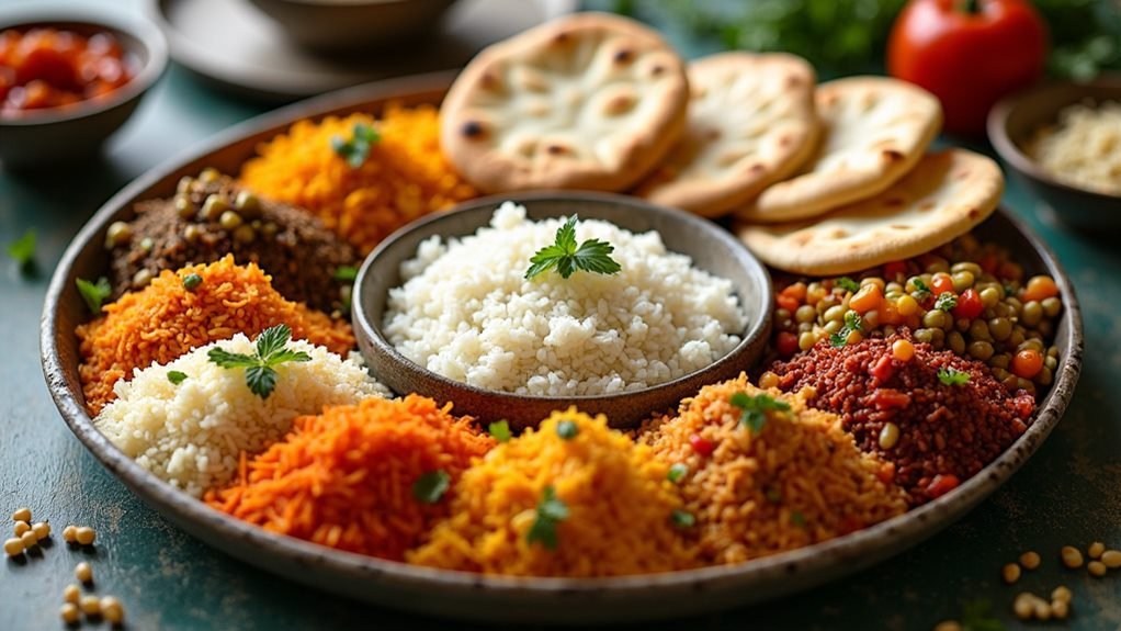 naan and rice pairings