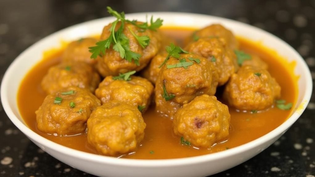 nargisi kofta cashew gravy