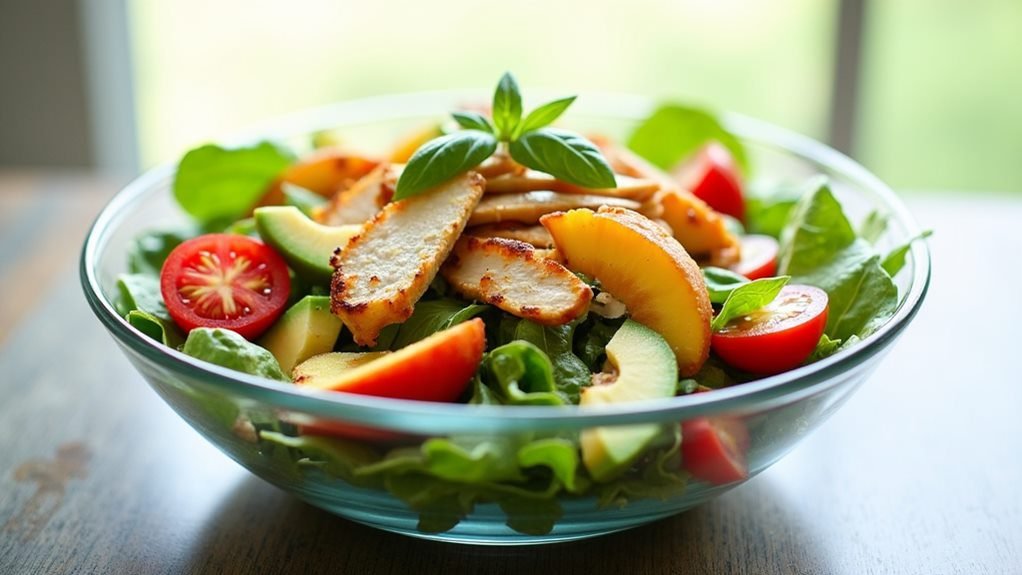 refreshing fruit chicken salad