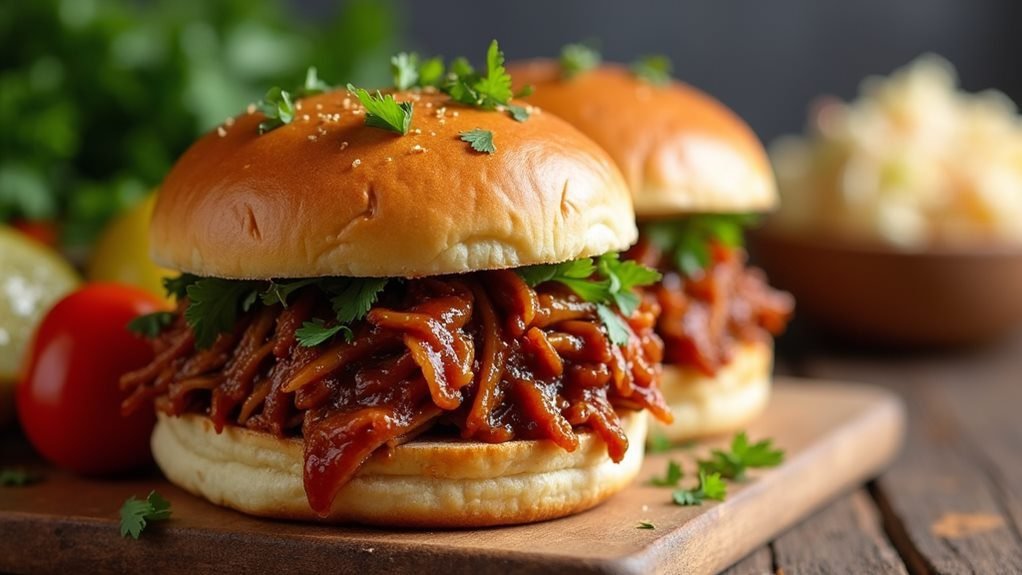 savory barbecue pulled pork