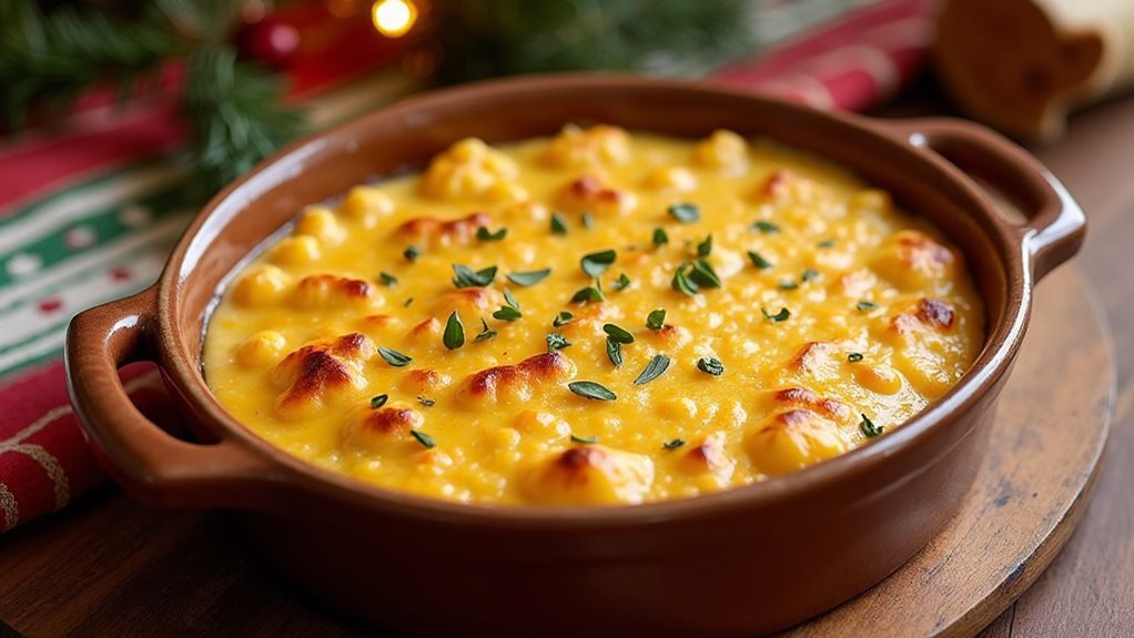 savory corn pudding dish