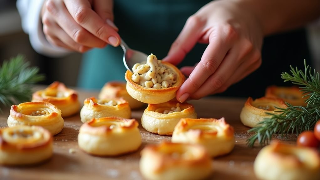 savory puff pastry dish