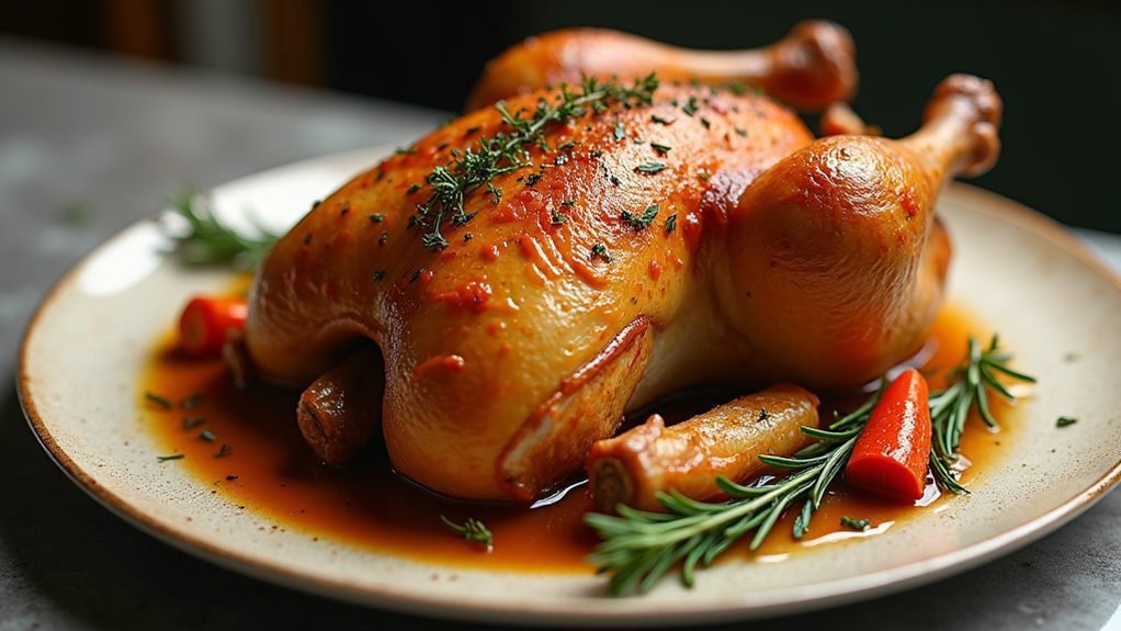 savory roast chicken dish