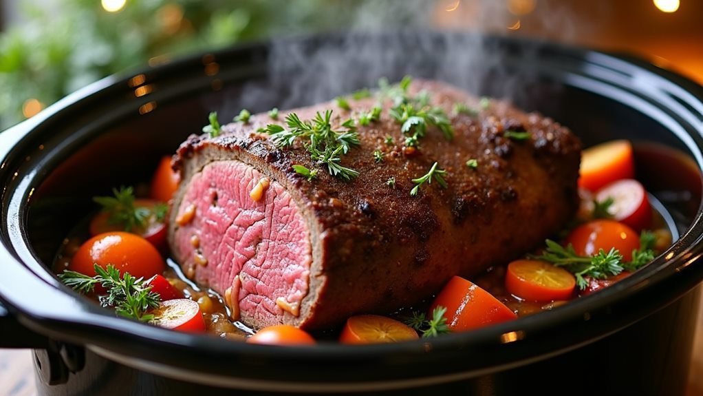 savory slow cooked beef roast