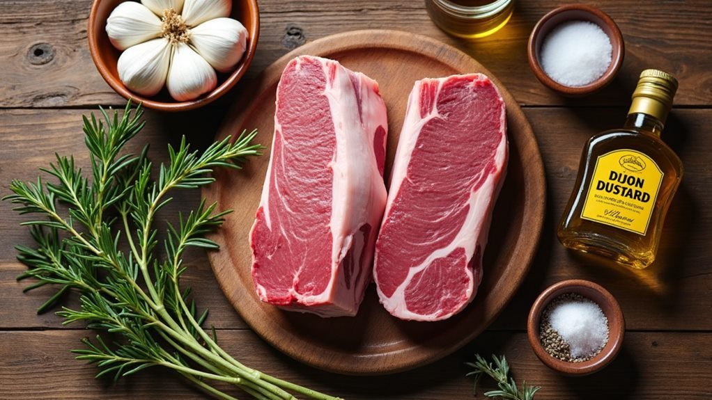 succulent lamb dish presentation