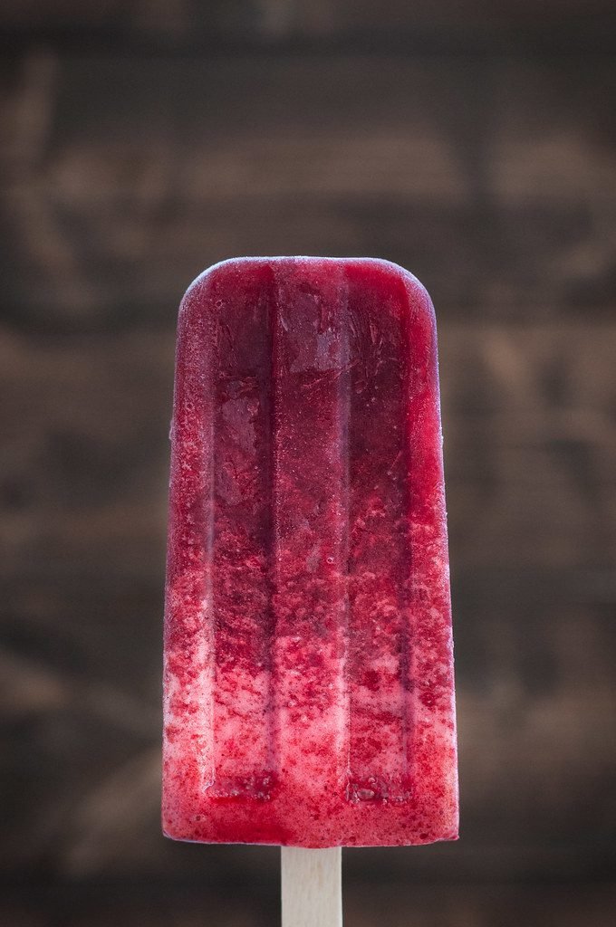 Herbal cherry frozen pops--for happy taste buds AND a happy tummy!