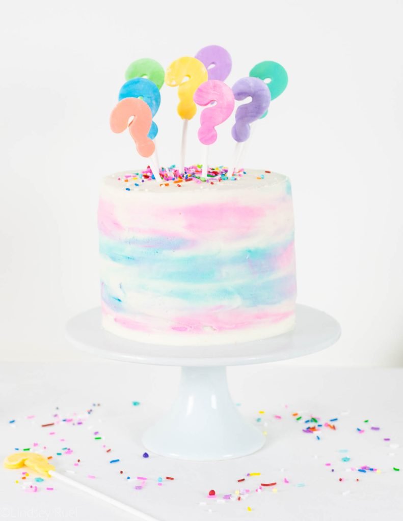 Gender Reveal Cake