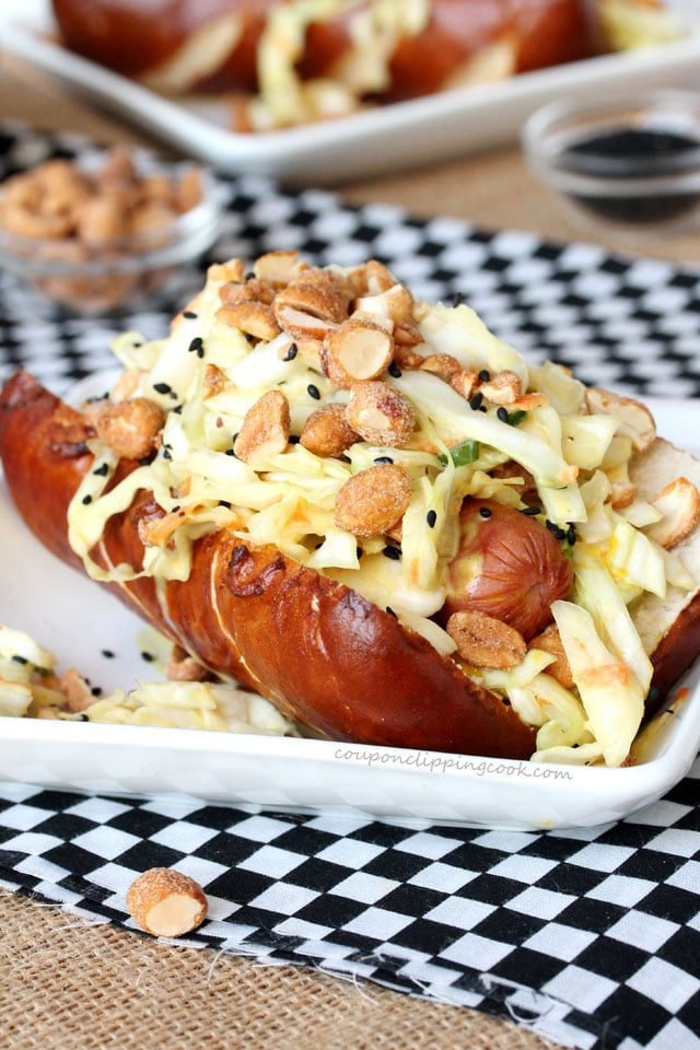 Honey Mustard Slaw Hot Dog