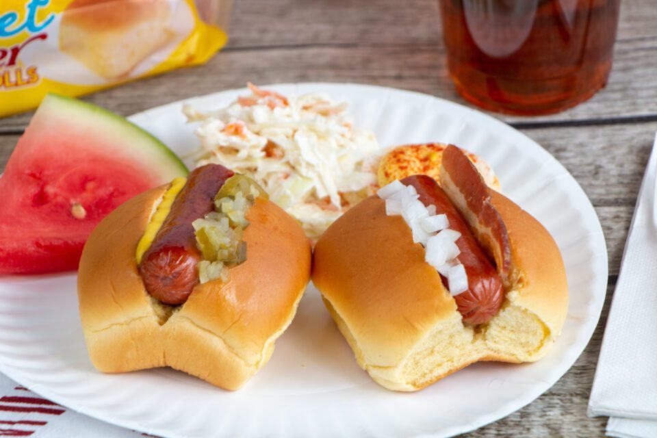 Hot Dog Sliders (Two Ways) - Martin's Famous Potato Rolls and Bread