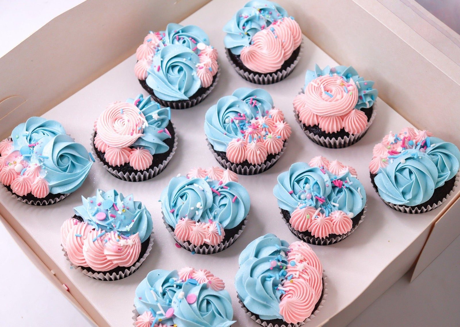 Gender Reveal Cupcakes – Buttercream NZ